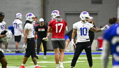 Josh Allen says DJ Moore will be a "huge help" to the Bills