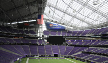 Hail damage forces replacement of large portion of U.S. Bank Stadium roof