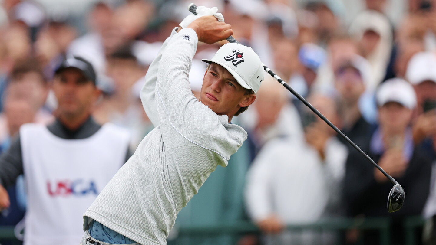 Miles Russell, 17, is 2nd-youngest man to make U.S. Open cut since World War II
