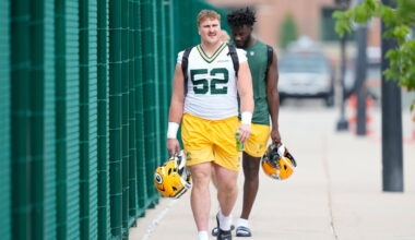 Matt LaFleur expects fifth-round guard Jager Burton to compete to play as a rookie