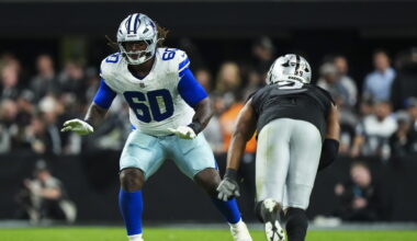 Tyler Guyton in competition with Nate Thomas for starting LT job