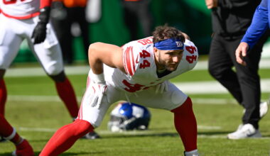 Cam Skattebo moving well in Giants minicamp drills