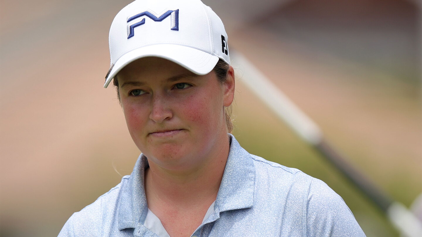 Lottie Woad penalized for improving stance during U.S. Women's Open