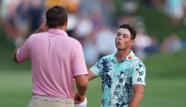 Scottie Scheffler, Viktor Hovland headed to playoff as Travelers rolls into Monday