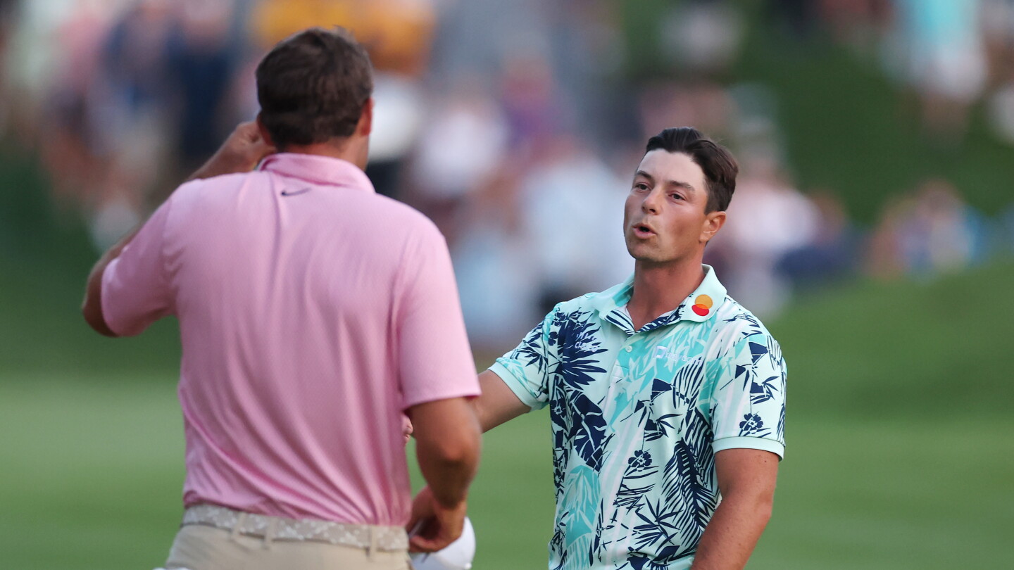 Scottie Scheffler, Viktor Hovland headed to playoff as Travelers rolls into Monday