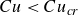 upper C u less than upper C u Subscript c r