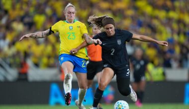 EIGHT red cards shown in chaotic USWNT vs Brazil game as officiating branded a 'complete disgrace'