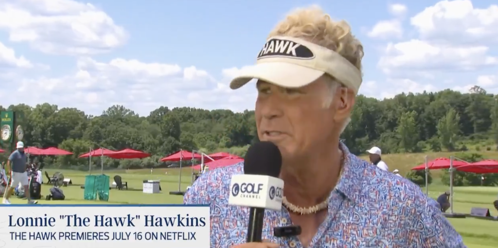 Will Ferrell does surreal Golf Channel interview as 'The Hawk'