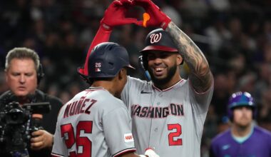 García hits 1st grand slam for his 2nd HR of game in Nationals' 14-1 romp over Diamondbacks