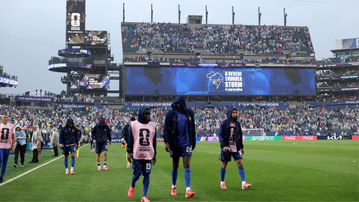 France vs. Iraq becomes first 2026 World Cup game delayed due to weather in Philly