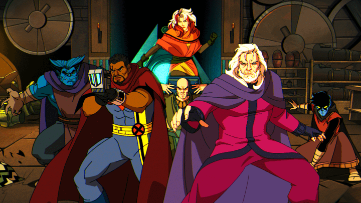 The X-Men team in X-Men '97.