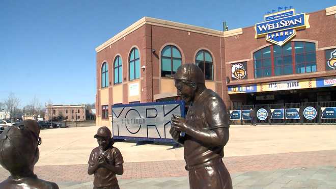 The York Revolution's WellSpan Park seats 7,500 people. The York Revolution's WellSpan Park seats 7,500 people.