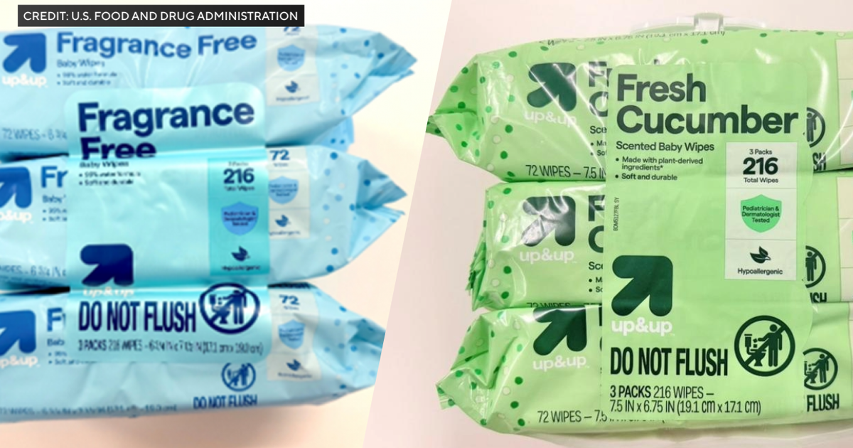 Target voluntarily recalling 2 types of baby wipes over contamination concerns