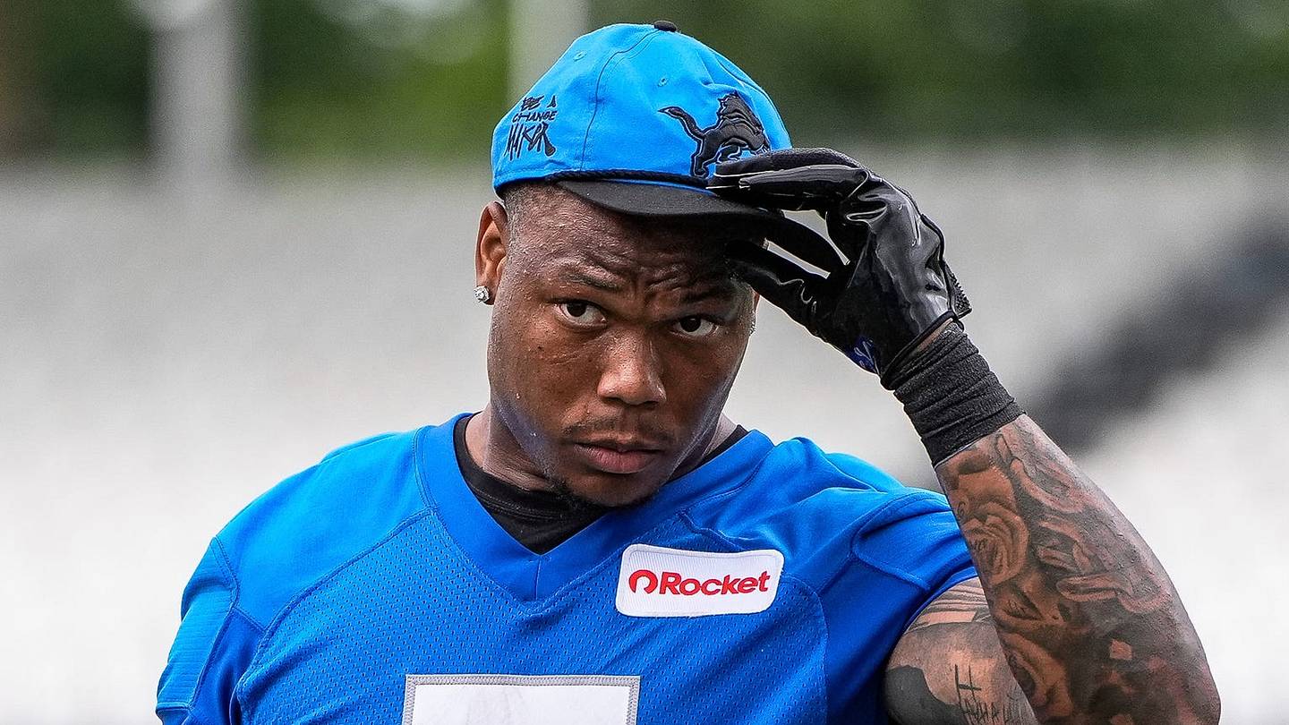Detroit Lions running back David Montgomery