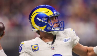 Los Angeles Rams quarterback Matthew Stafford