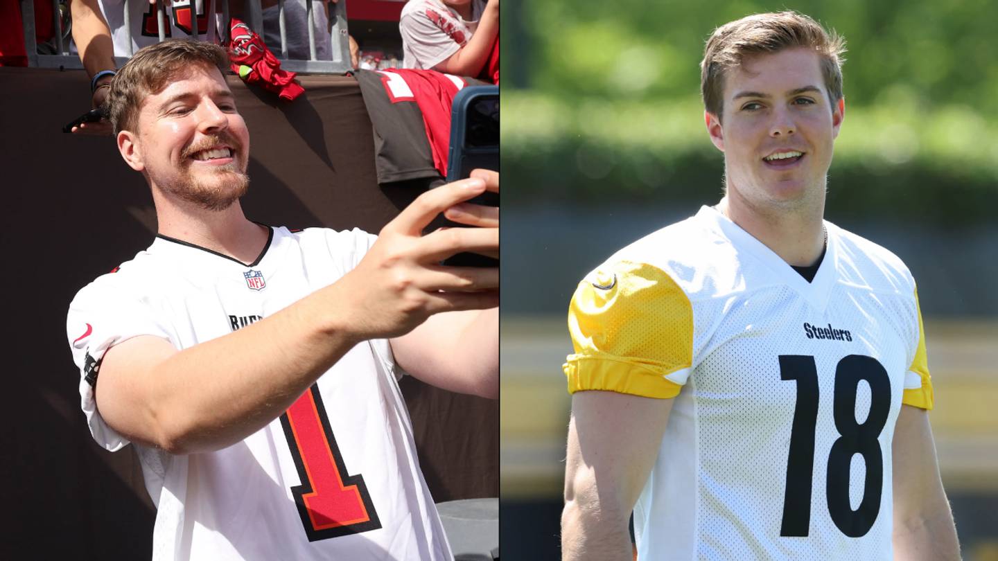 Mr. Beast Joins Steelers to Make Fan's Dream Come True