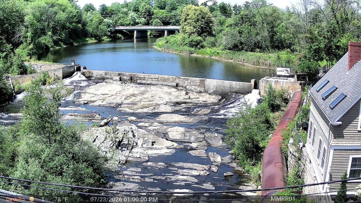 Project to remove dams on the Royal River in Maine, is underway