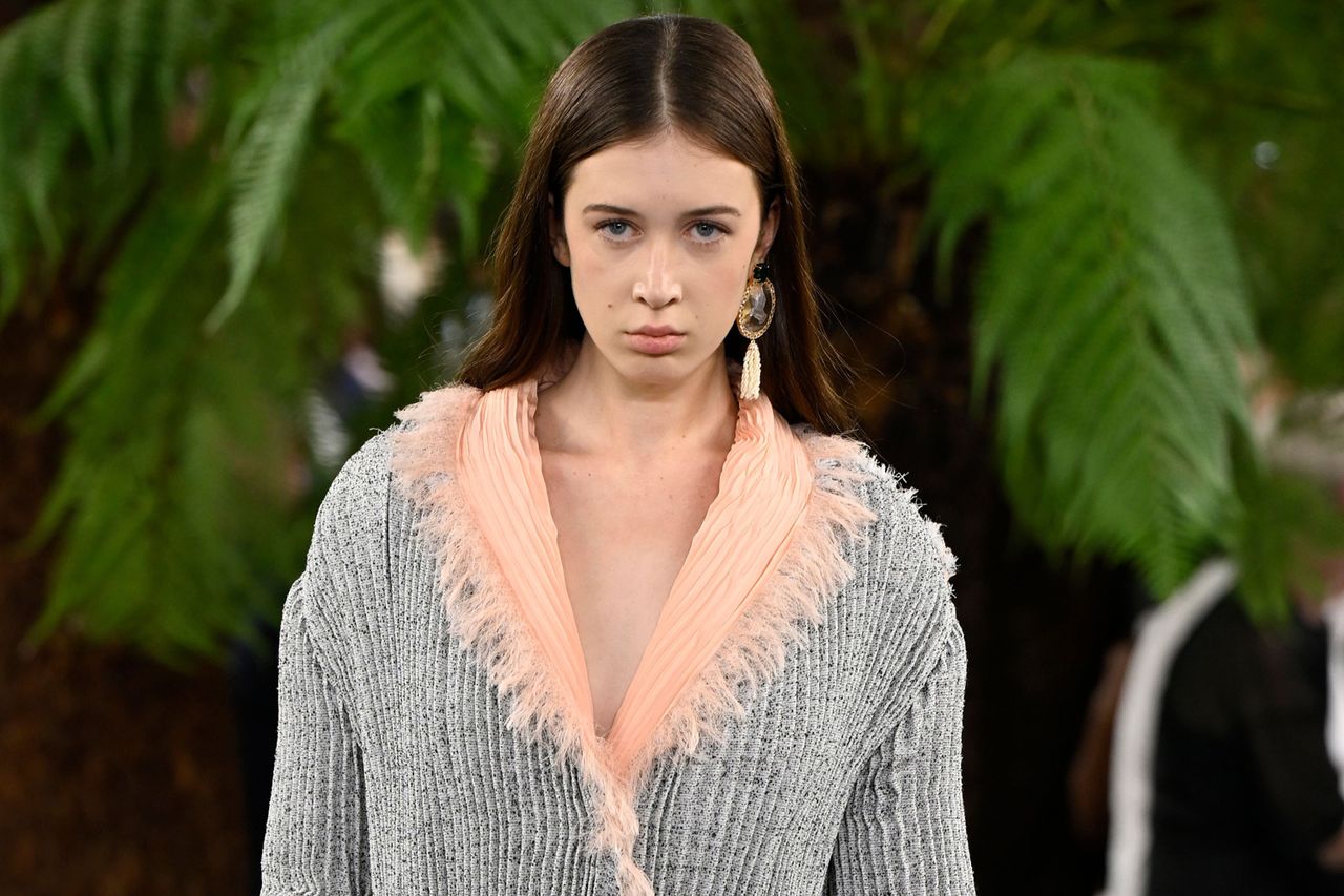 Sunday Rose on the runway at Christian Dior show, Haute Couture Fashion WeekCredit: Shutterstock