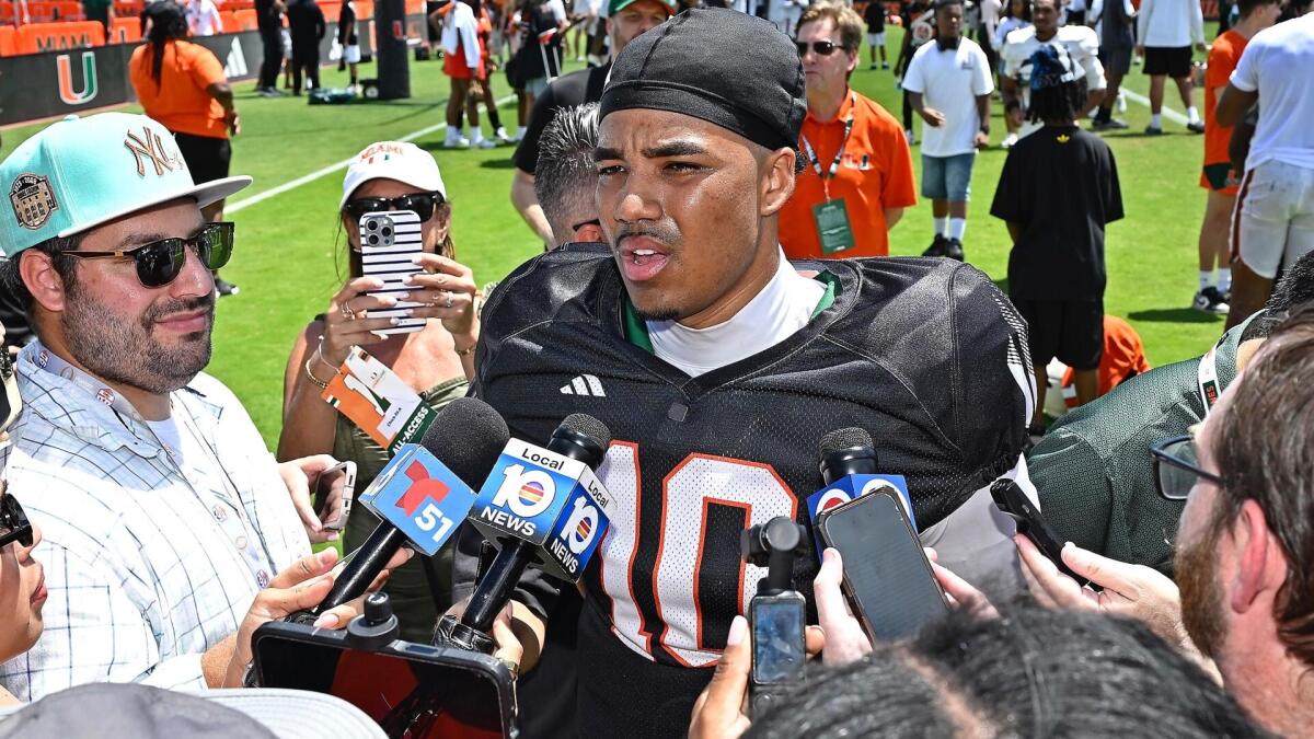 Miami QB Darian Mensah rekindles Duke drama at ACC Media Days, alleges 'friction' in locker room