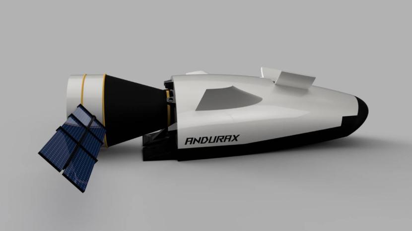 Computer-generated illustration of the ARES spaceplane Computer-generated illustration of the ARES spaceplane