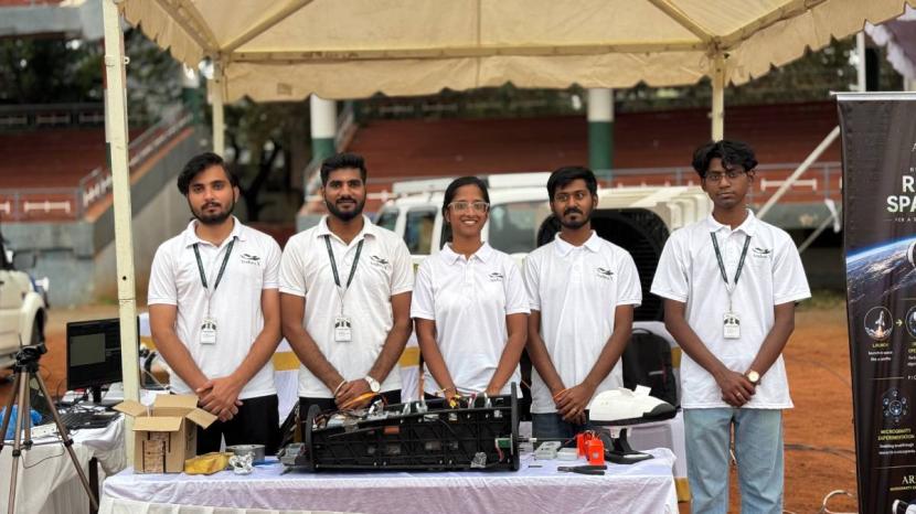 Sree Supranayi with her team Sree Supranayi with her team