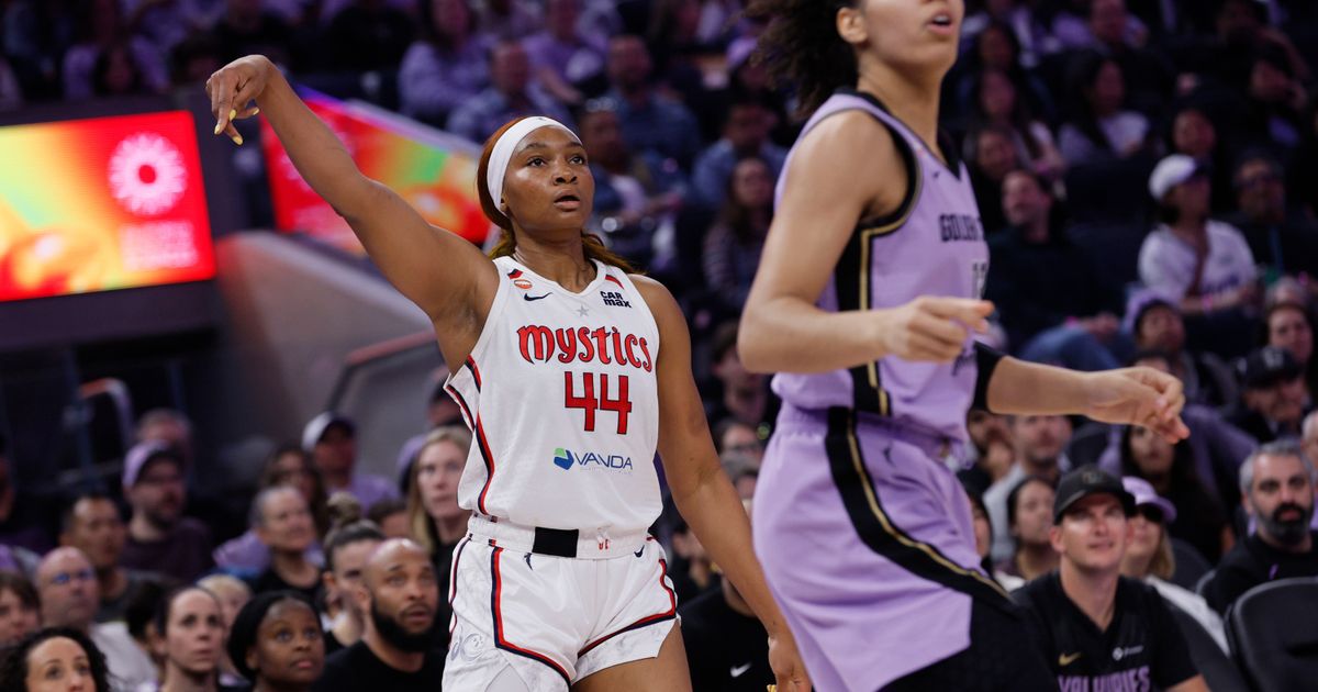 Kiki Iriafen scores 23 points as Mystics snap Valkyries' 9-game winning streak with 90-82 victory :: WRAL.com