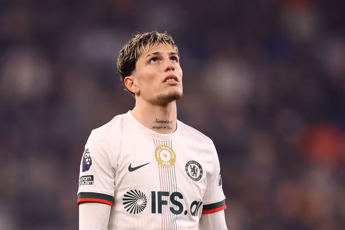 Alejandro Garnacho during a Chelsea game