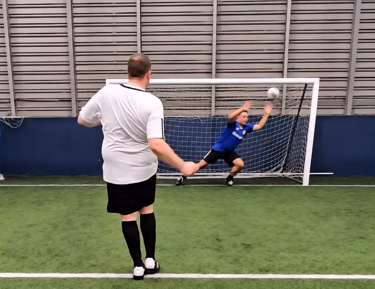 Dean took up football