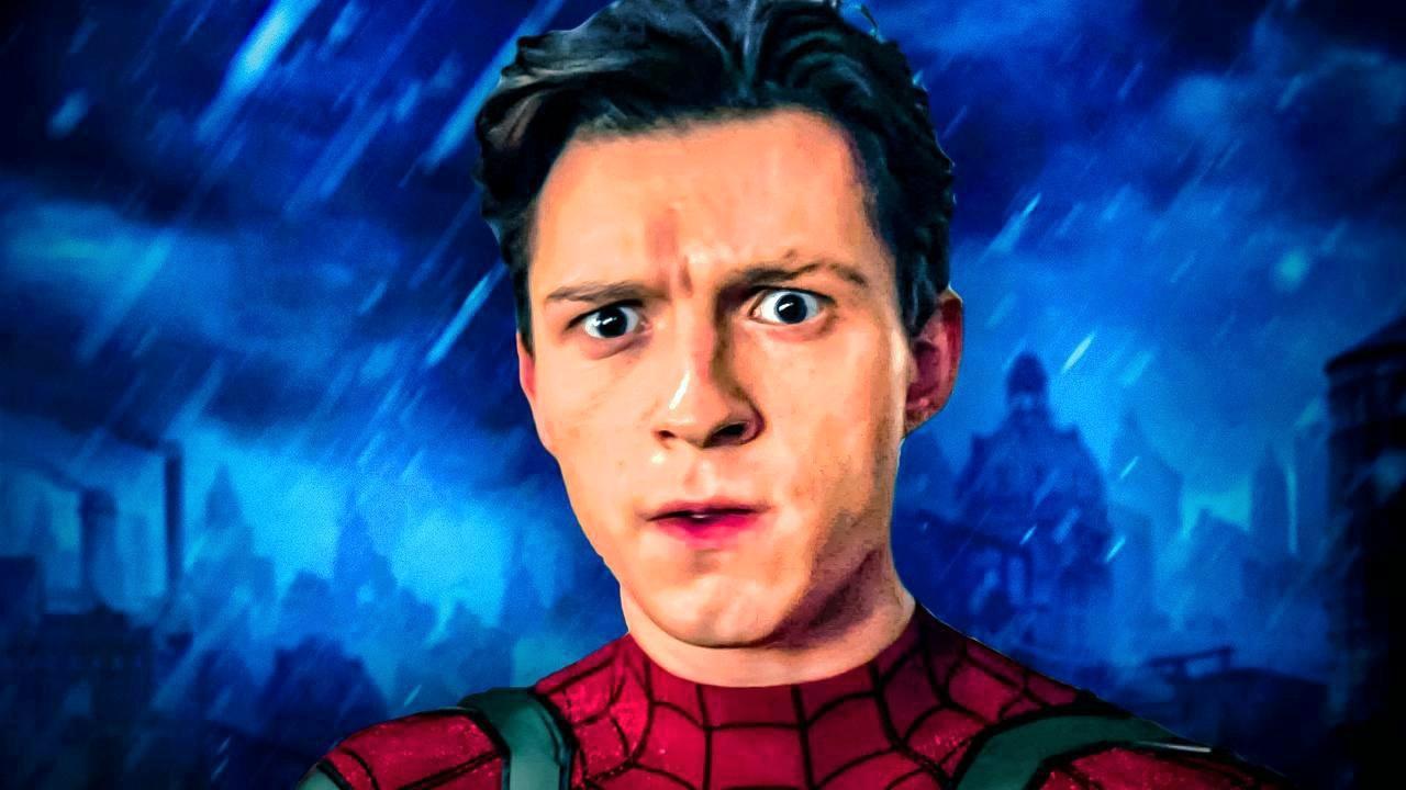 Spider-Man with no mask, played by Tom Holland
