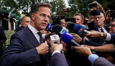 NATO allies put on a united front as they prepare to meet Trump