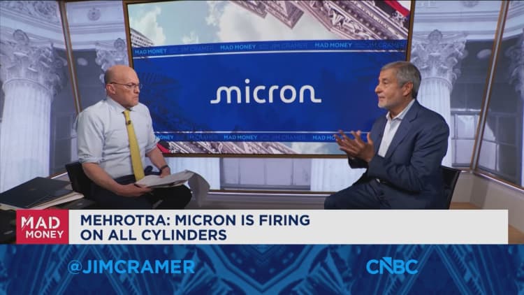 Micron CEO Sanjay Mehrotra sits down with Jim Cramer