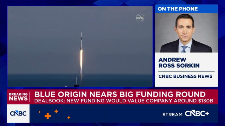 Jeff Bezos’ Blue Origin valued at $130 billion in first public fundraising round
