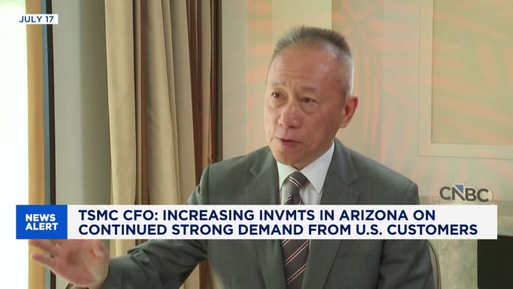 TSMC CFO: higher U.S. investment driven by strong customer demand and U.S. government support