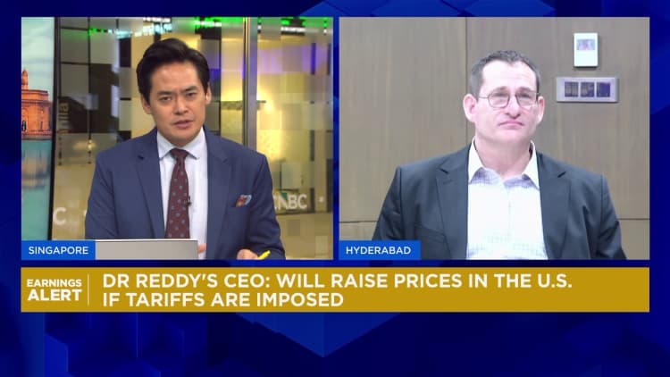 U.S. pharma tariffs 'can't be absorbed' and drug prices will increase, says Dr Reddy's CEO