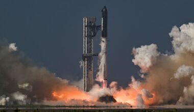 SpaceX launches massive Starship rocket in first test flight since IPO