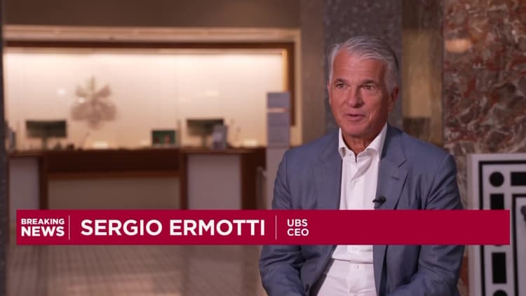 UBS CEO: Volatility may cause temporary headwinds but momentum is good
