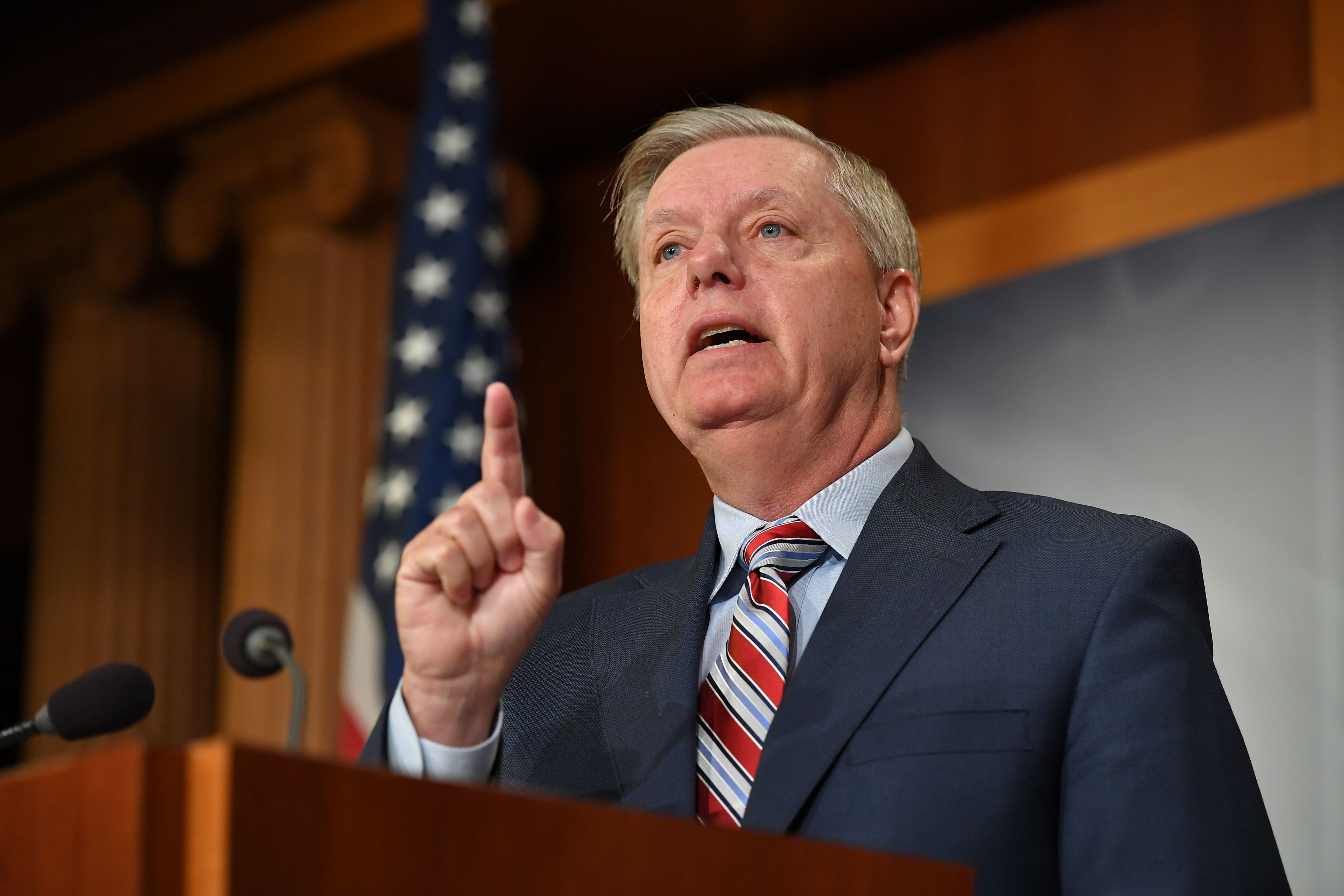 The late Sen. Lindsey Graham was a supporter of AOC’s DEFIANCE Act.