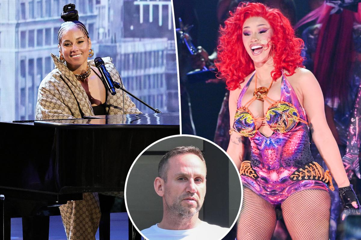 Alicia Keys, Cardi B perform for star-stacked crowd at Michael Rubin's famed White Party