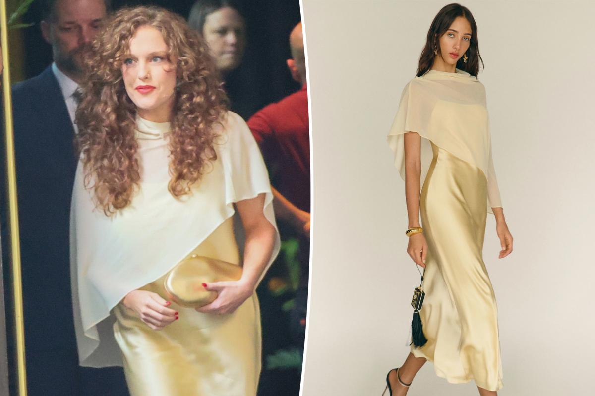Abigail Anderson wore one of BFF Taylor Swift's favorite fashion brands for her wedding rehearsal dinner
