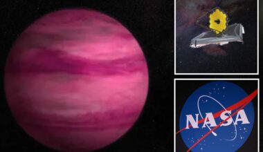 Salt clouds discovered on iconic 'Pink Planet' as scientists finally get a good look at frosty orb