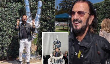The Beatles legengRingo Starr celebrates his 86th birthday in Beverly Hills