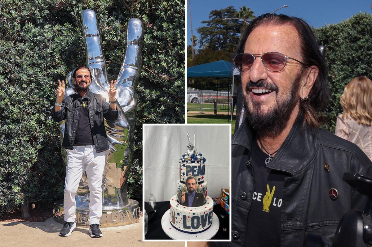 The Beatles legengRingo Starr celebrates his 86th birthday in Beverly Hills