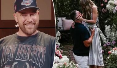 Travis Kelce gives rare insight into Taylor Swift proposal in first post-wedding podcast