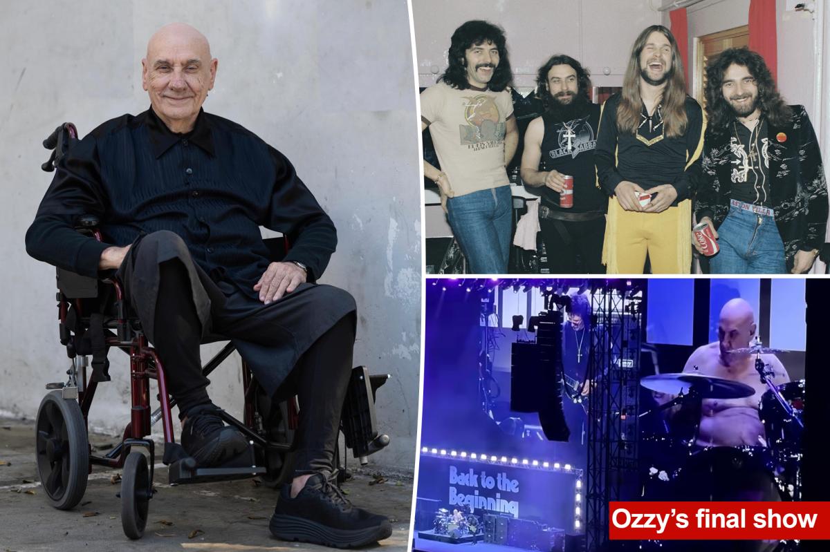 Black Sabbath's Bill Ward reveals he's confined to a wheelchair one year after Ozzy Osbourne's death