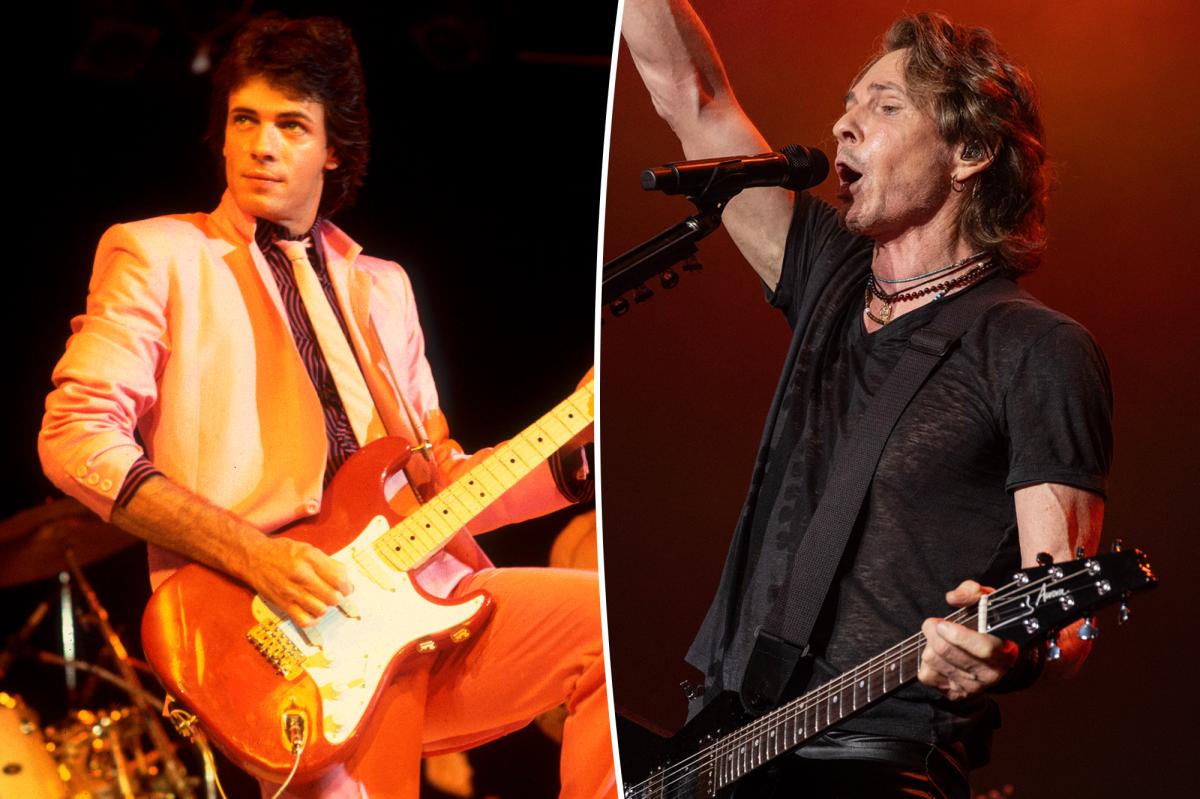 Rick Springfield shows off ripped body at 76 in shirtless performance