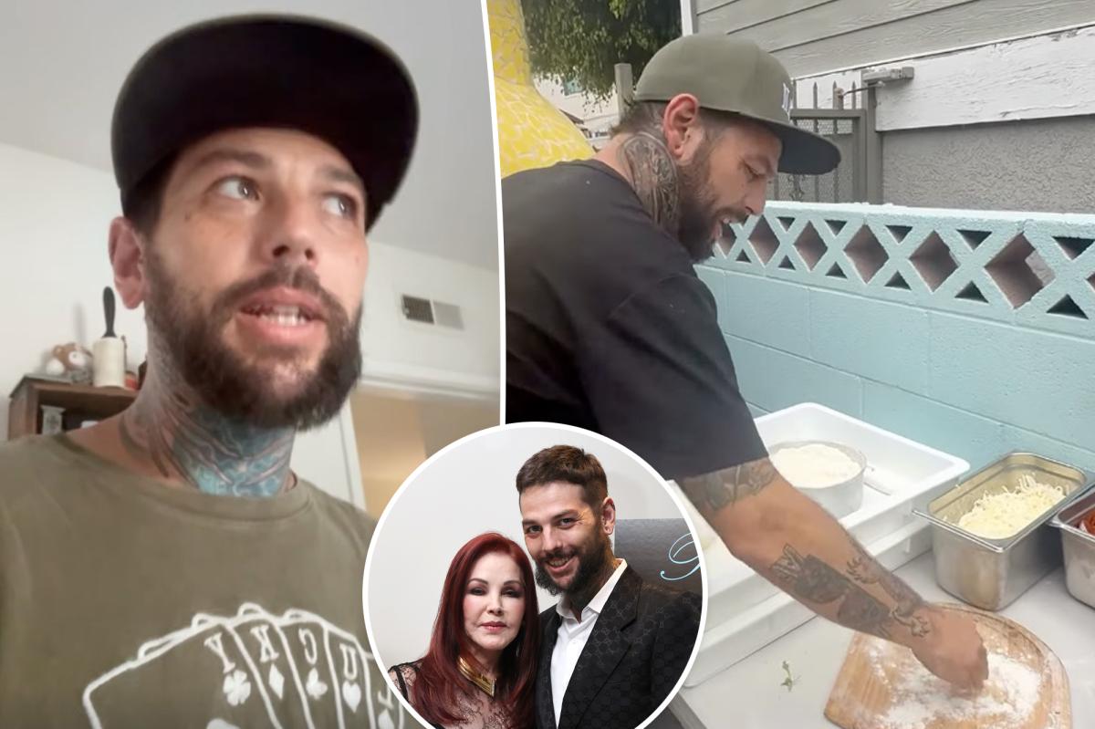 Priscilla Presley's son, Navarone, 39, defends launching GoFundMe to start pizza business