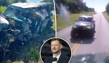 ESPN analyst Matt Miller's horrific car crash captured on video
