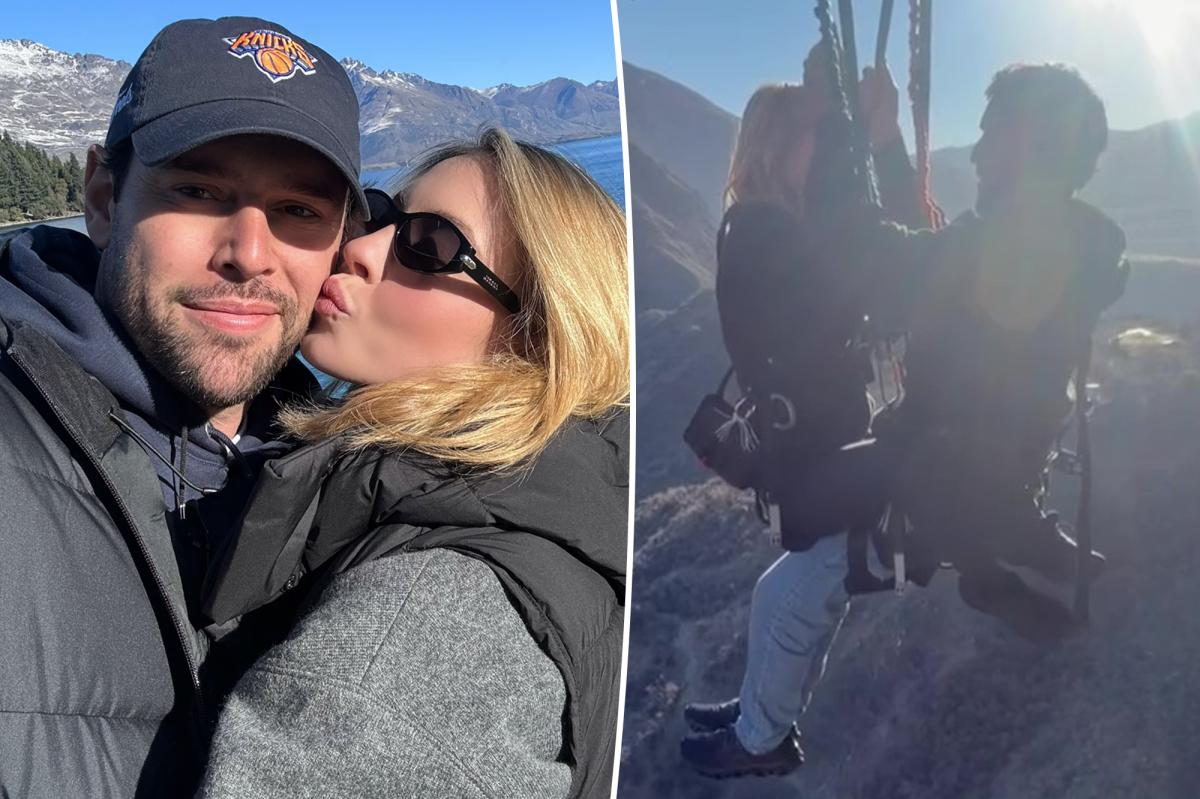 Sydney Sweeney and Scooter Braun take a leap in New Zealand