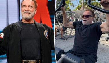 Arnold Schwarzenegger celebrates birthday by showing off fit physique