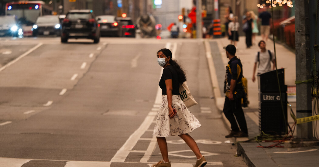 Canada Wildfire Air Pollution and Heat Wave Combo Pose Heightened Health Risks